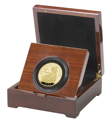 The Royal Tudor Beasts: Seymour Panther 5 oz Gold 2022 Proof