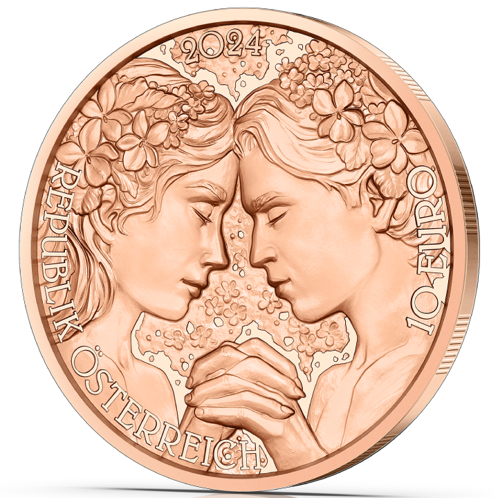 The Violet 10 Euro Copper 2024 Coin