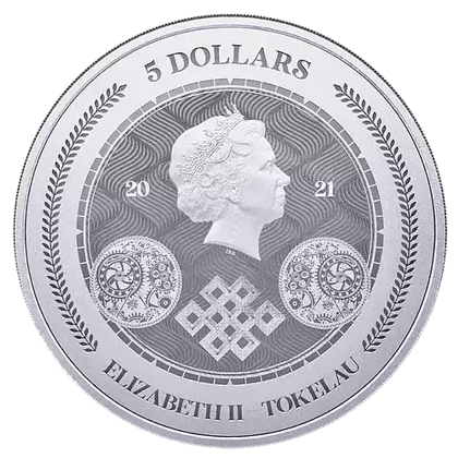 Tokelau: Chronos 1 oz Silver 2021