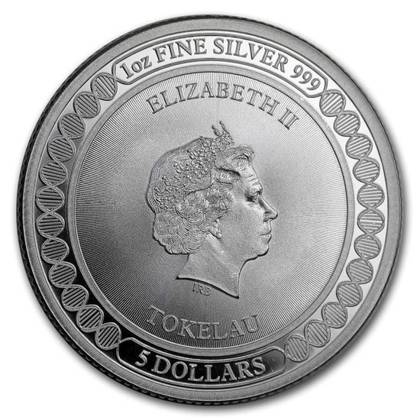 Tokelau: Equilibrium 1 oz Silver 2019