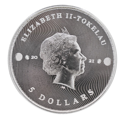 Tokelau: Equilibrium 1 oz Silver 2021