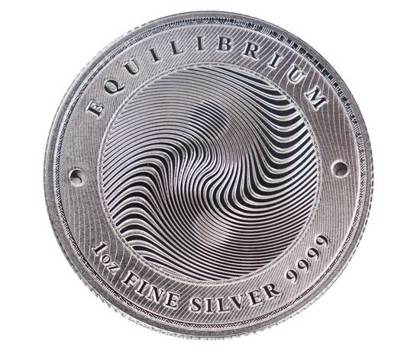 Tokelau: Equilibrium 1 oz Silver 2021