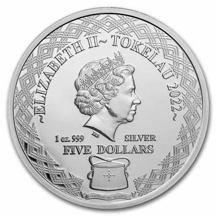 Tokelau: Lionfish 1 oz Silver 2022