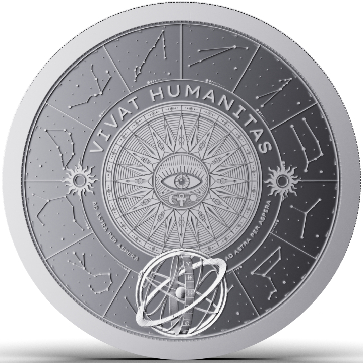 Tokelau: Vivat Humanitas 1 oz Silver 2024