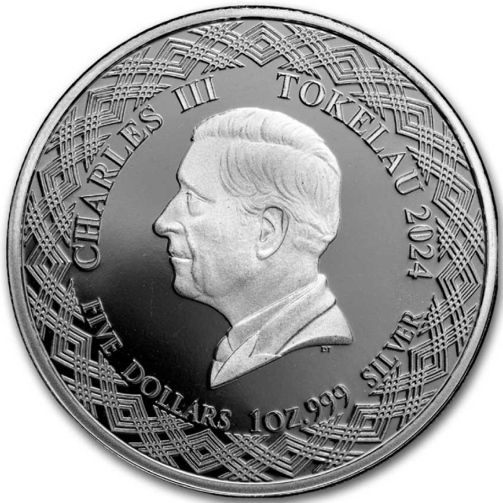 Tokelau: Zodiac Series - Aquarius 1 oz Silver 2024