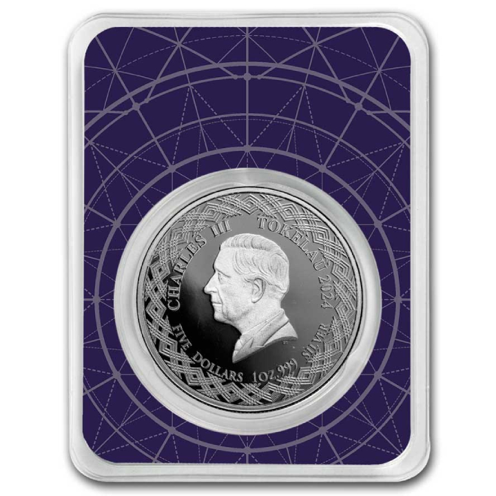 Tokelau: Zodiac Series - Aries 1 oz Silver 2024 Slab