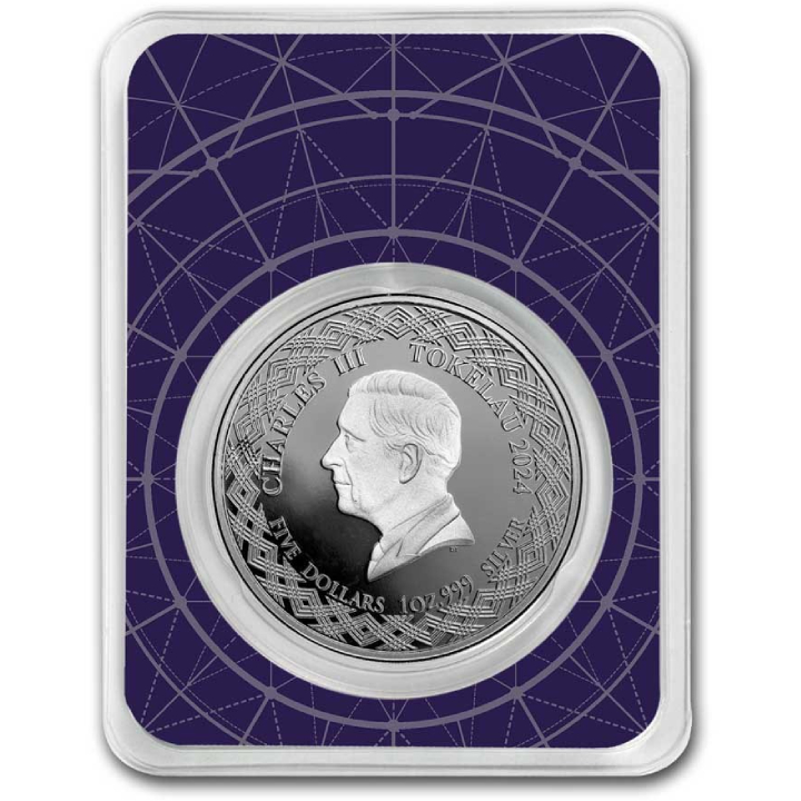 Tokelau: Zodiac Series - Cancer 1 oz Silver 2024 Slab