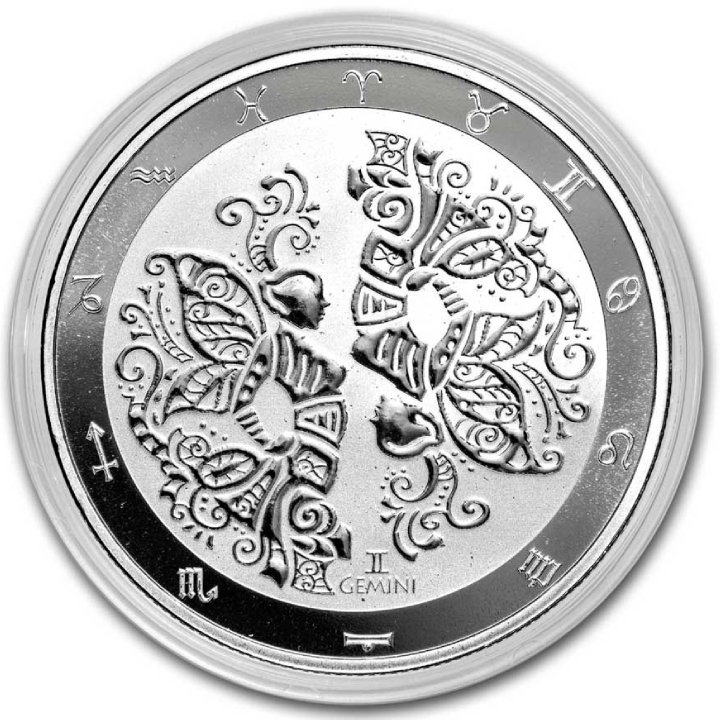 Tokelau: Zodiac Series - Gemini 1 oz Silver 2024