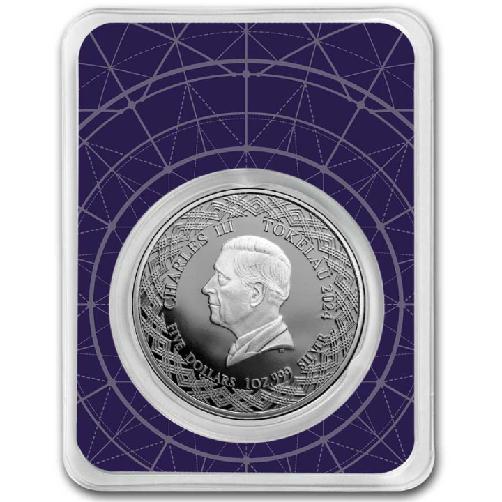 Tokelau: Zodiac Series - Leo 1 oz Silver 2024 Slab