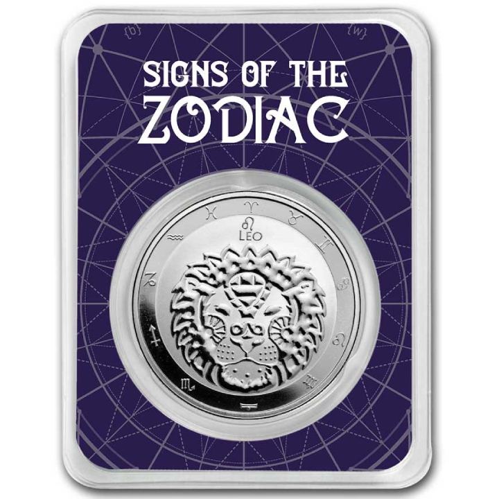 Tokelau: Zodiac Series - Leo 1 oz Silver 2024 Slab