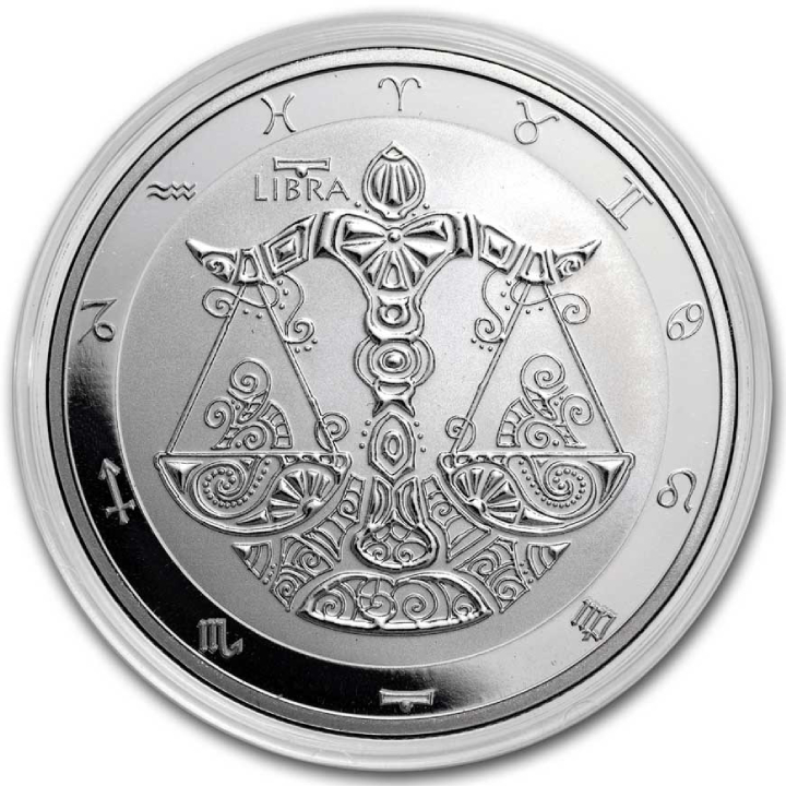 Tokelau: Zodiac Series - Libra 1 oz Silver 2024