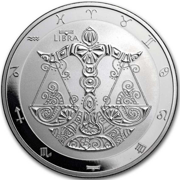 Tokelau: Zodiac Series - Libra 1 oz Silver 2024