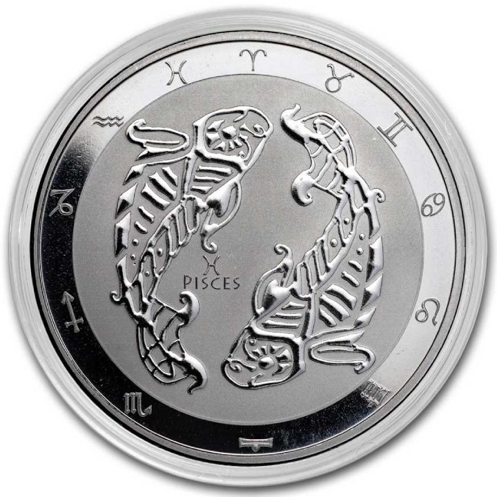 Tokelau: Zodiac Series - Pisces 1 oz Silver 2024