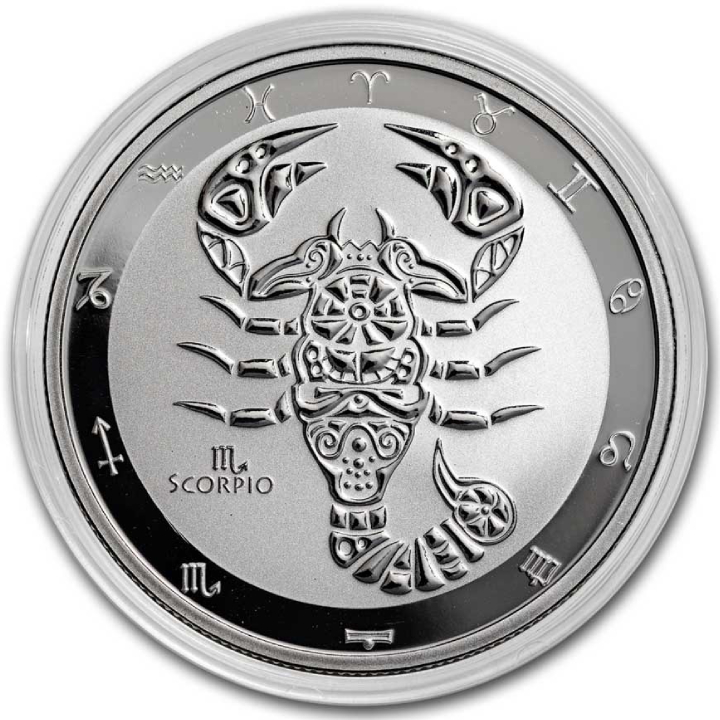 Tokelau: Zodiac Series - Scorpio 1 oz Silver 2024