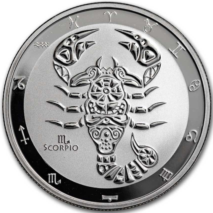 Tokelau: Zodiac Series - Scorpio 1 oz Silver 2024