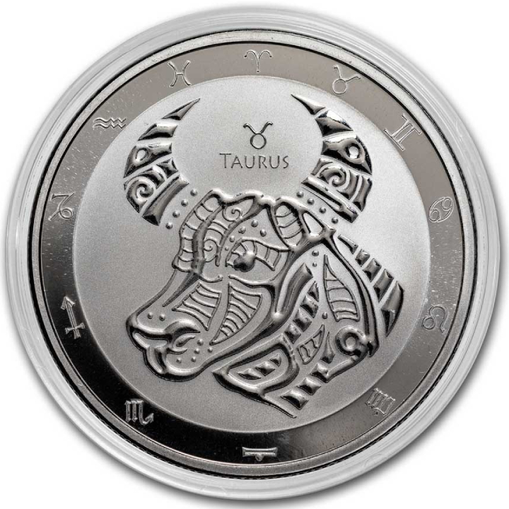 Tokelau: Zodiac Series - Taurus 1 oz Silver 2024