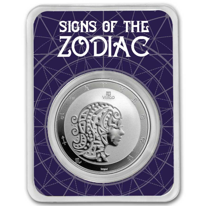 Tokelau: Zodiac Series - Virgo 1 oz Silver 2024 Slab