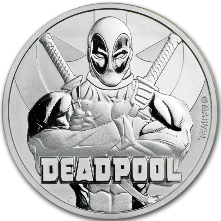 Tuvalu: Deadpool 1 Ounce Silver 2018