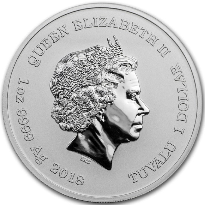 Tuvalu: Deadpool 1 Ounce Silver 2018