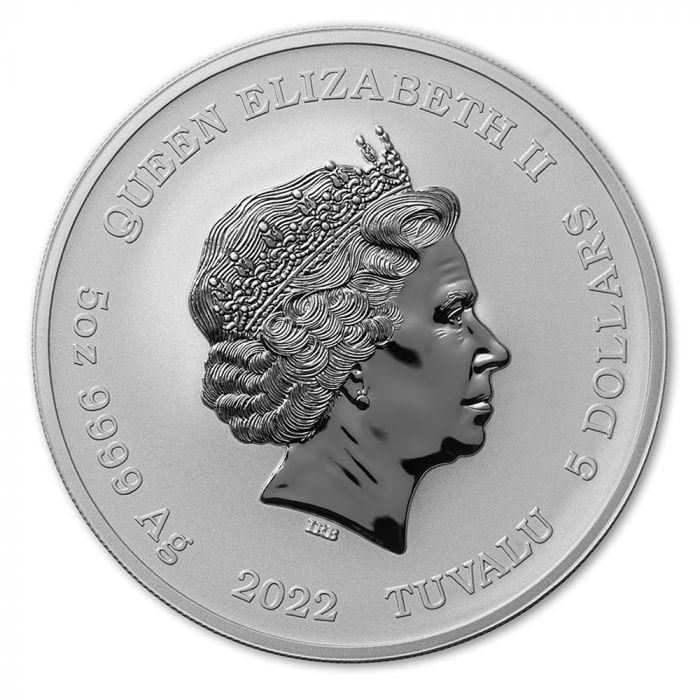 Tuvalu: Gods of Olympus - Aphrodite 5 oz Silver 2022