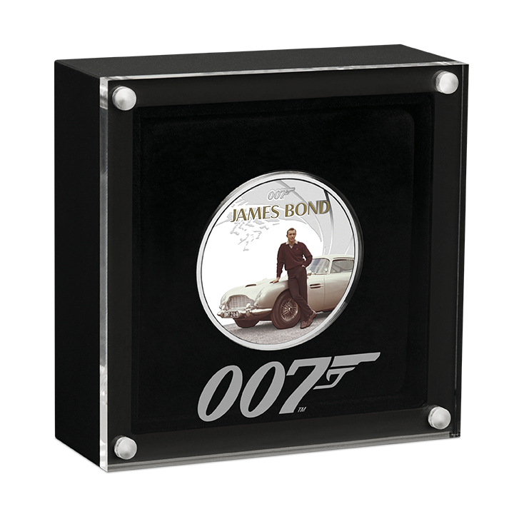 Tuvalu: James Bond - Sean Connery coloured 1 oz Silver 2024 Proof