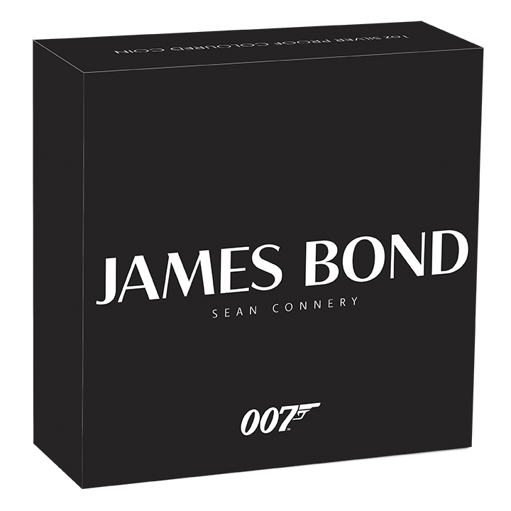 Tuvalu: James Bond - Sean Connery coloured 1 oz Silver 2024 Proof