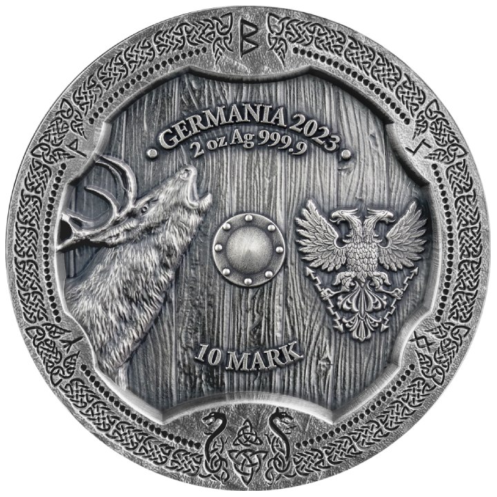 Valkyries: colored ostara 2 oz Silver 2023 Ultra High Relief