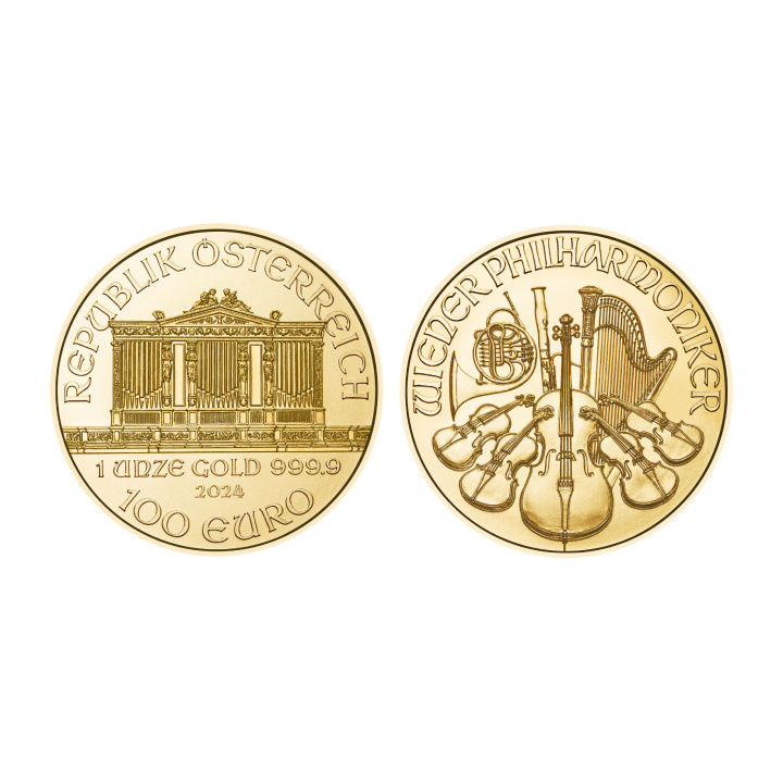 Vienna Philharmonic 1/2 oz Gold 2024