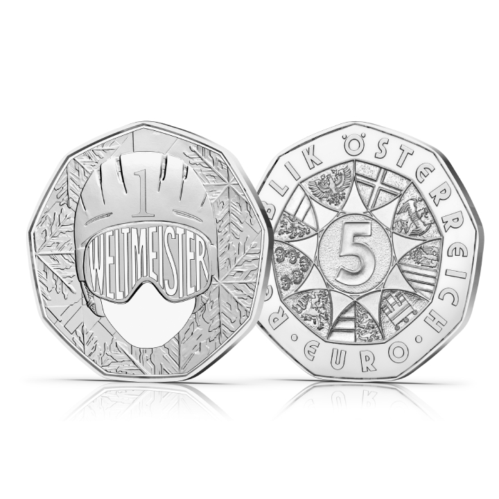 World Champion 5 Euro Silver 2024 Coins