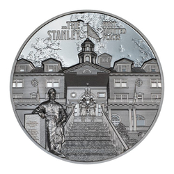  Cook Islands: Most Haunted Places - The Stanley 2 oz Silver 2023 Black Proof Ultra High Relief 