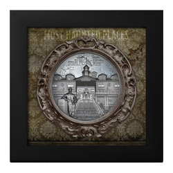  Cook Islands: Most Haunted Places - The Stanley 2 oz Silver 2023 Black Proof Ultra High Relief 