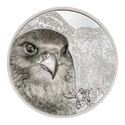  Mongolia: Mongolian Falcon 3 oz Silver 2023 Proof Ultra High Relief