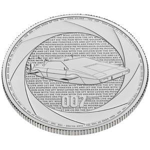  Six Decades of 007: Bond Films of the 70s 1 oz Silver 2024