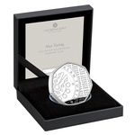 Alan Turing Silver 2022 Proof Piedfort Coin