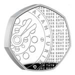 Alan Turing Silver 2022 Proof Piedfort Coin