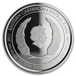 Antigua & Barbuda: Rum Runner colored 1 oz Silver 2019 Proof