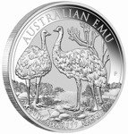 Australian Emu 1 oz Silver 2019