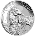 Australian Emu 1 oz Silver 2022