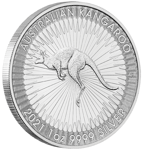 Australian Kangaroo 1 oz Silver 2021