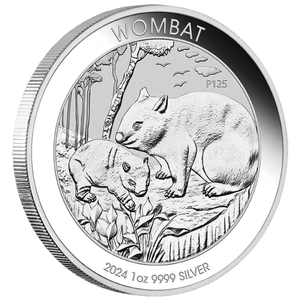 Australian Wombat 1 oz Silver 2024