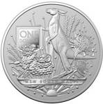 Australia's Coat of Arms - New South Wales 1 oz Silver 2022