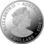 Australia's most dangerous creatures: The Great White Shark 5 oz Silver 2022 