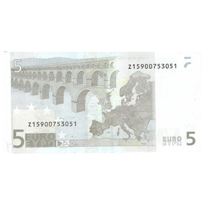 Banknote 5 Euro (5 EUR) 100 pieces