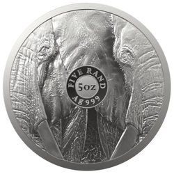 Big Five II: Elephant 5 oz Silver 2021 Proof