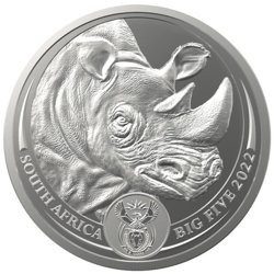 Big Five II: Rhino 1 oz Silver 2022