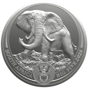 Big Five III: Elephant 1 oz Silver 2024