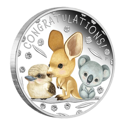 Birth colored 1/2 ounce Silver 2023 Proof