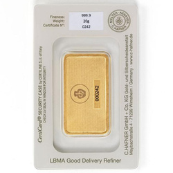 C. Hafner 20 grams Gold Bar LBMA