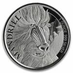 Cameroon: Mandrill 1 oz Silver 2020