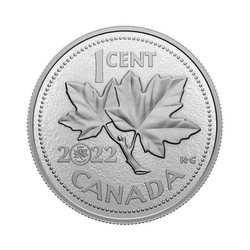 Canada: 10. anniversary Last Penny 5 oz Silver 2022 Proof